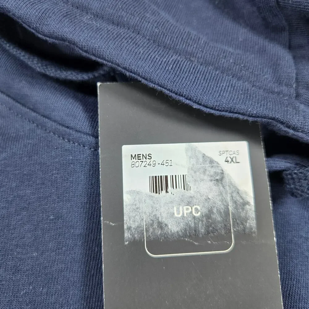 NWT Nike Sportswear Pullover Long Sleeve Hooded Shirt in Blue Men's Size 4XL